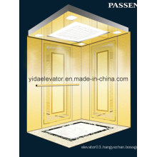 Passenger Elevator with Mirror Etched Stainless Steel (JQ-N027)
